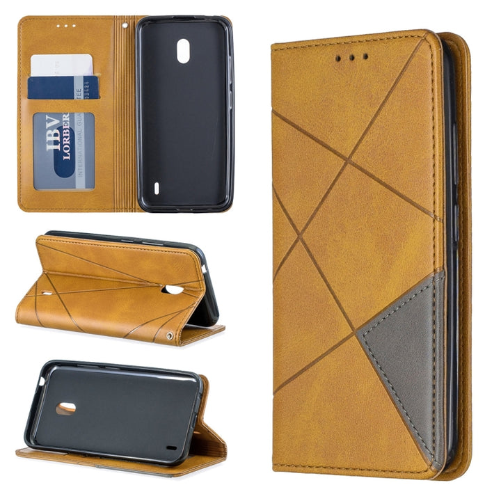 Rhombus Texture Horizontal Flip Magnetic Leather Case with Holder & Card Slots & Wallet, For Nokia 1 Plus, For Nokia 4.2, For Nokia 3.2, For Nokia 2.2