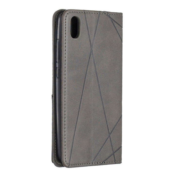 Rhombus Texture Horizontal Flip Magnetic Leather Case with Holder & Card Slots & Wallet, For Xiaomi Redmi 7A, For Xiaomi Redmi 7, For Xiaomi Redmi Note 7