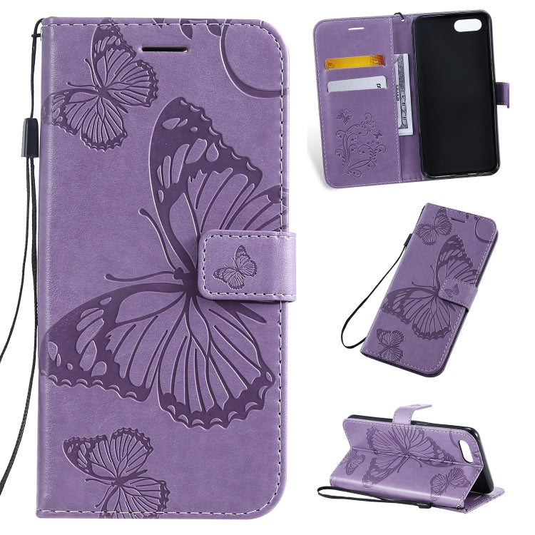 Pressed Printing Butterfly Pattern Horizontal Flip PU Leather Case with Holder & Card Slots & Wallet & Lanyard, For iPhone 11 Pro, For iPhone 11, For iPhone 11 Pro Max, For OPPO A1K / C2