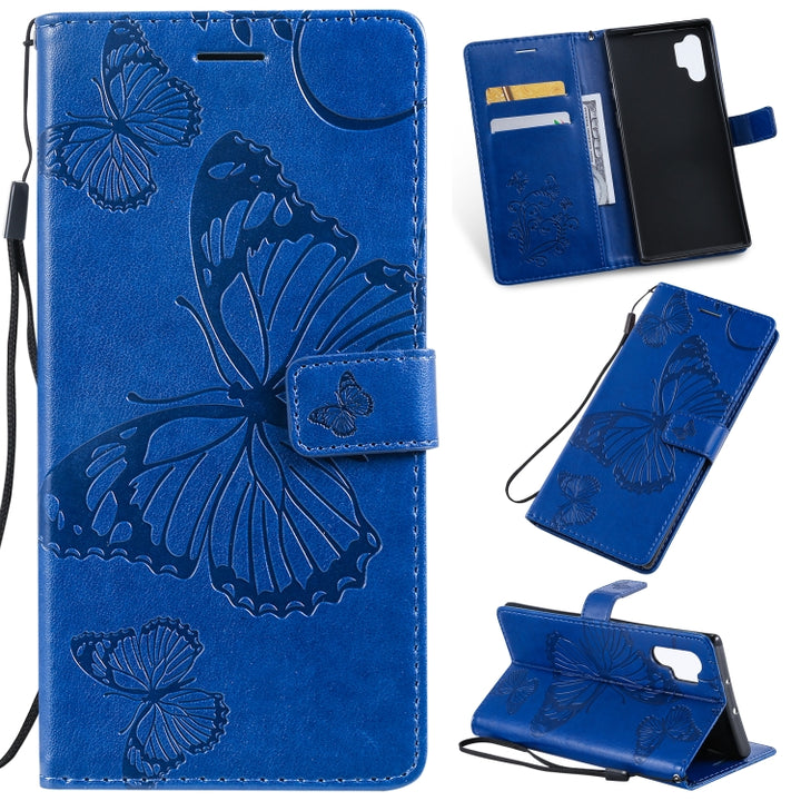 Pressed Printing Butterfly Pattern Horizontal Flip PU Leather Case with Holder & Card Slots & Wallet & Lanyard, For Galaxy Note 10+ / 10 Pro, For Galaxy Note 10, For Xiaomi Mi 9T & Mi 9T Pro & Redmi K20 & K20 Pro, For Galaxy A10e