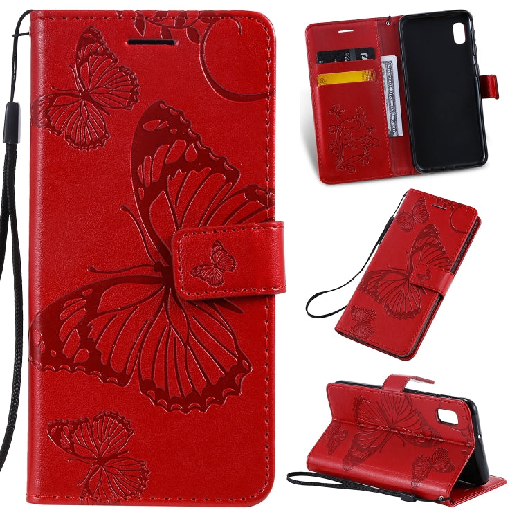 Pressed Printing Butterfly Pattern Horizontal Flip PU Leather Case with Holder & Card Slots & Wallet & Lanyard, For Galaxy Note 10+ / 10 Pro, For Galaxy Note 10, For Xiaomi Mi 9T & Mi 9T Pro & Redmi K20 & K20 Pro, For Galaxy A10e