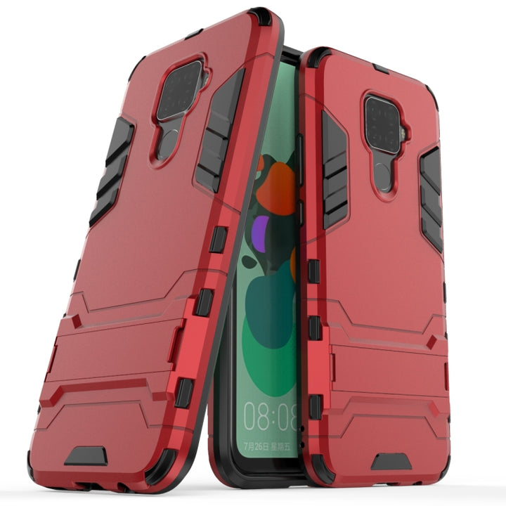 Shockproof PC + TPU Case with Holder for, For OPPO Realme 3, For Huawei Nova 5i Pro, For iPhone 11 Pro, For iPhone 11