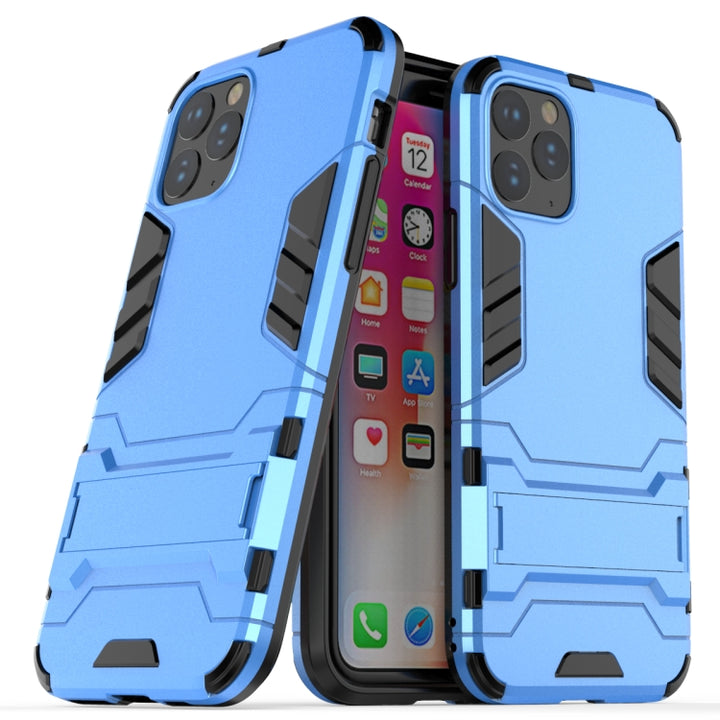 Shockproof PC + TPU Case with Holder for, For OPPO Realme 3, For Huawei Nova 5i Pro, For iPhone 11 Pro, For iPhone 11