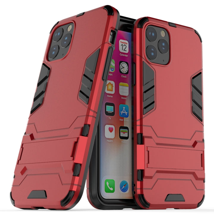 Shockproof PC + TPU Case with Holder for, For OPPO Realme 3, For Huawei Nova 5i Pro, For iPhone 11 Pro, For iPhone 11