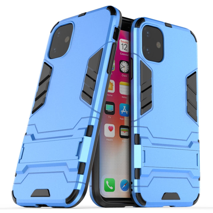 Shockproof PC + TPU Case with Holder for, For OPPO Realme 3, For Huawei Nova 5i Pro, For iPhone 11 Pro, For iPhone 11