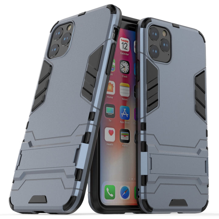 Shockproof PC + TPU Case with Holder for, For iPhone 11 Pro Max