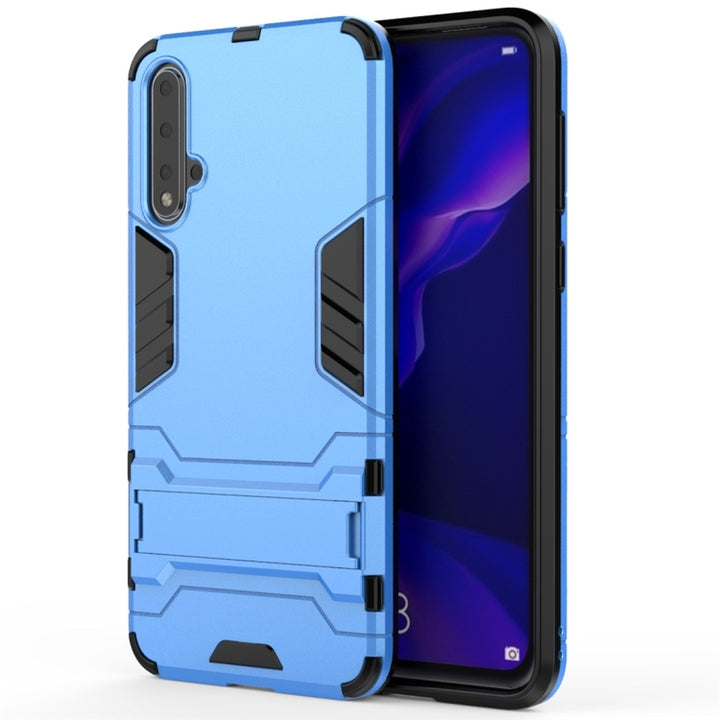 Shockproof PC + TPU Protective Case with Invisible Holder, For OPPO A1k / Realme C2, For OPPO K3, For Huawei Nova 5 / Nova 5 Pro, For Huawei Honor 9X / Honor 9X Pro