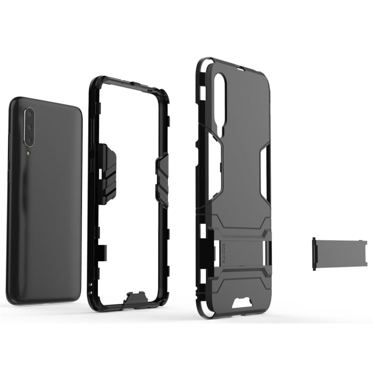 Shockproof PC + TPU Protective Case with Invisible Holder, For Xiaomi Mi CC9, For Xiaomi Mi CC9e