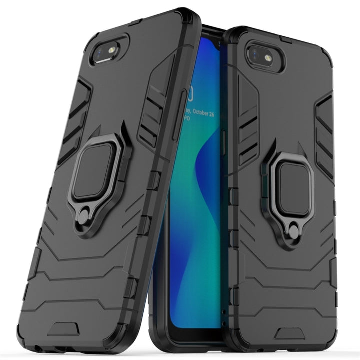 PC + TPU Shockproof Protective Case with Magnetic Ring Holder, For OPPO A1k / Realme C2, For Vivo iQOO Neo, For Huawei Nova 5i Pro