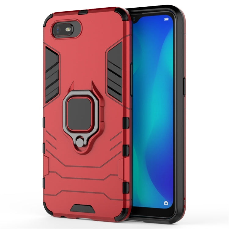 PC + TPU Shockproof Protective Case with Magnetic Ring Holder, For OPPO A1k / Realme C2, For Vivo iQOO Neo, For Huawei Nova 5i Pro