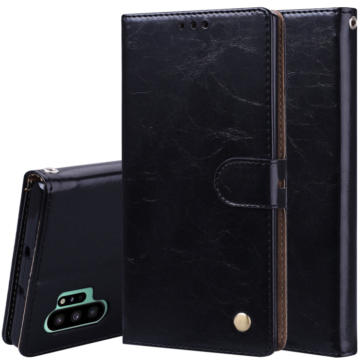 Business Style Oil Wax Texture Horizontal Flip Leather Case with Holder & Card Slots & Wallet, For Galaxy Note 10, For Galaxy Note 10 Pro / Note 10+, For Huawei P20 Lite (2019) / Nova 5i