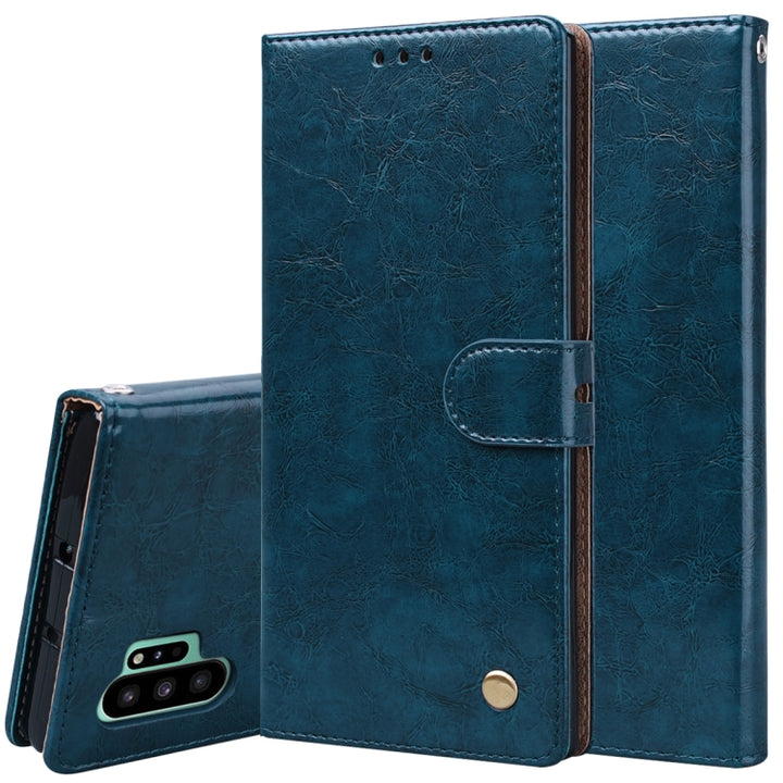 Business Style Oil Wax Texture Horizontal Flip Leather Case with Holder & Card Slots & Wallet, For Galaxy Note 10, For Galaxy Note 10 Pro / Note 10+, For Huawei P20 Lite (2019) / Nova 5i