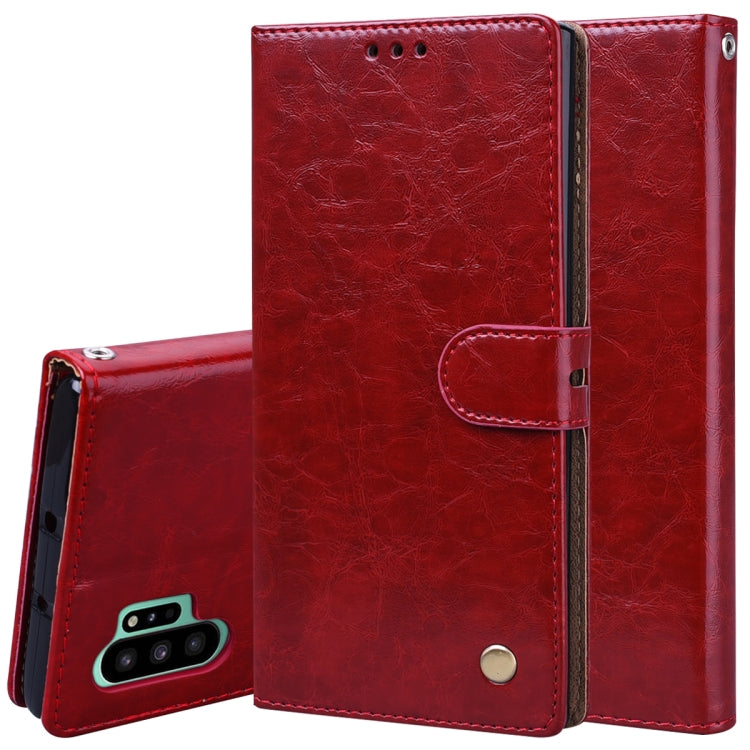 Business Style Oil Wax Texture Horizontal Flip Leather Case with Holder & Card Slots & Wallet, For Galaxy Note 10, For Galaxy Note 10 Pro / Note 10+, For Huawei P20 Lite (2019) / Nova 5i