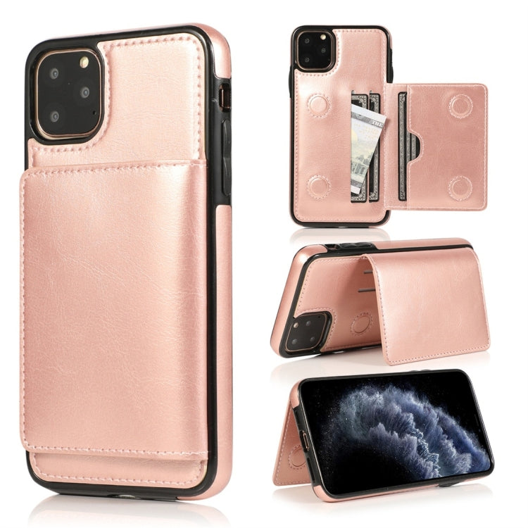 Shockproof PU + TPU Protective Case with Card Slots & Holder, For iPhone 11 Pro, For iPhone 11 Pro Max, For iPhone X / XS, For Galaxy Note 10, For Galaxy Note 10+