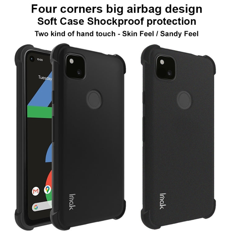 IMAK All-inclusive Shockproof Airbag TPU Case with Screen Protector, For Google Pixel 4a 4G, For Google Pixel 4a 5G, For Google Pixel 5