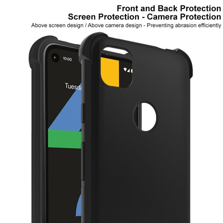 IMAK All-inclusive Shockproof Airbag TPU Case with Screen Protector, For Google Pixel 4a 4G, For Google Pixel 4a 5G, For Google Pixel 5