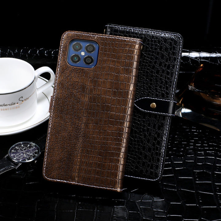 idewei Crocodile Texture Horizontal Flip Leather Case with Holder & Card Slots & Wallet, For Huawei nova 8 SE, For vivo V20, For Huawei Honor 10X Lite, For OPPO A72 5G