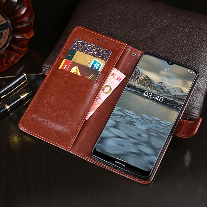 idewei Crazy Horse Texture Horizontal Flip Leather Case with Holder & Card Slots & Wallet, For Nokia 2.4, For Nokia 8.3 5G, For ZTE Blade V2020 Smart, For Lenovo K10 Plus