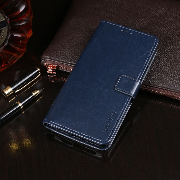 idewei Crazy Horse Texture Horizontal Flip Leather Case with Holder & Card Slots & Wallet, For Infinix Hot 10