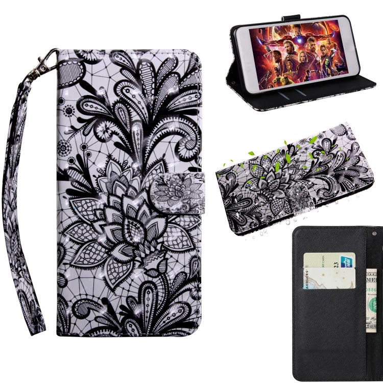 3D Painted Pattern Horizontal Flip TPU + PU Leather Case with Holder & Card Slots & Wallet & Lanyard, For Nokia 2.4, For Nokia 3.4