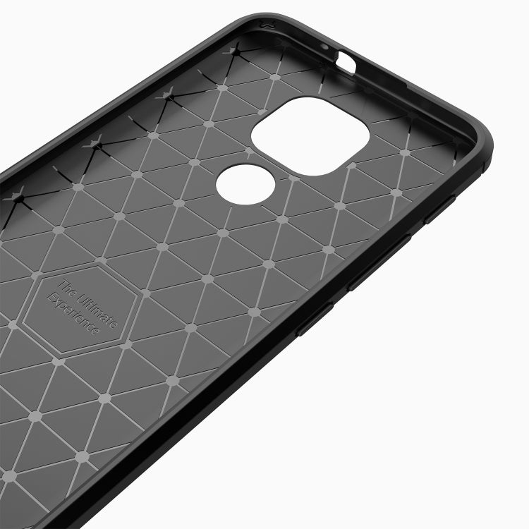 Brushed Texture Carbon Fiber TPU Case, For Motorola Moto G9 Play, For Motorola Moto G9 Plus, For Motorola One Fusion