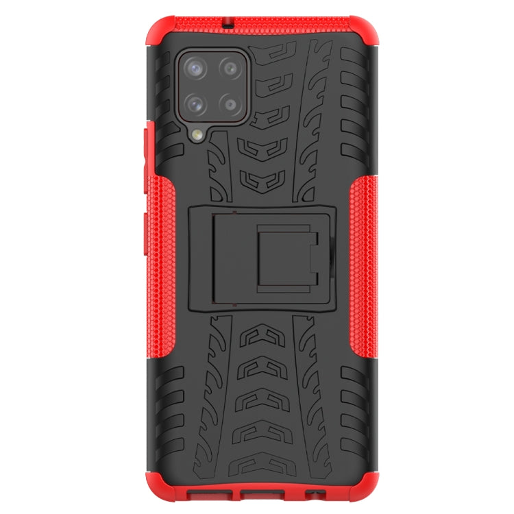 Tire Texture Shockproof TPU+PC Protective Case with Holder, For Samsung Galaxy A42 5G, For Motorola Moto G9 Plus, For Samsung Galaxy M51, For Huawei Enjoy 20 Plus 5G / Y9a