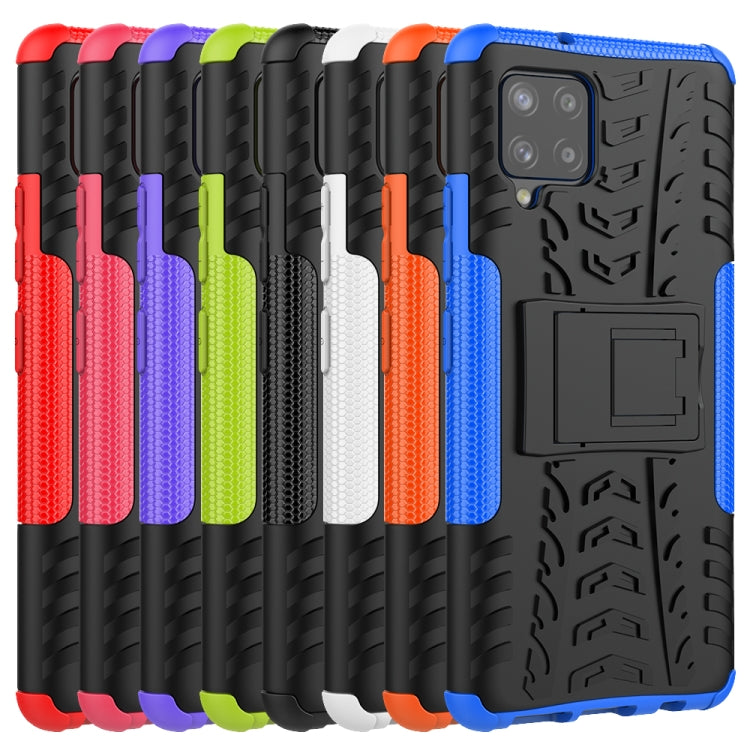 Tire Texture Shockproof TPU+PC Protective Case with Holder, For Samsung Galaxy A42 5G, For Motorola Moto G9 Plus, For Samsung Galaxy M51, For Huawei Enjoy 20 Plus 5G / Y9a