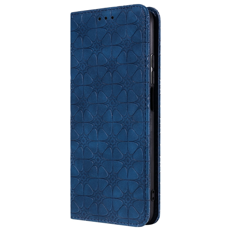 Lucky Flowers Embossing Pattern Magnetic Horizontal Flip Leather Case with Holder & Card Slots, For Xiaomi Mi 10T Pro 5G / Mi 10T 5G / Redmi K30s