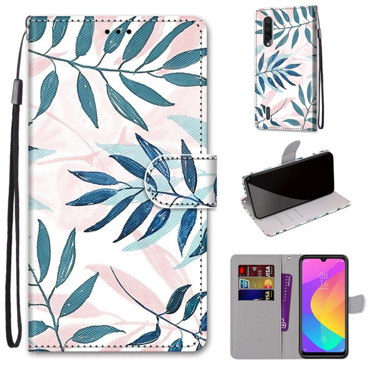 Coloured Drawing Cross Texture Horizontal Flip PU Leather Case with Holder & Card Slots & Wallet & Lanyard, For Xiaomi Mi CC9e / A3