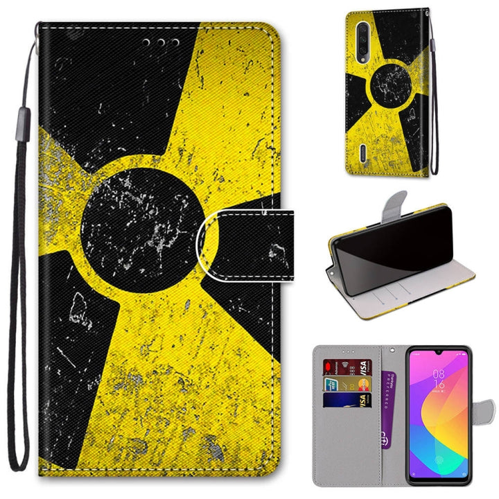 Coloured Drawing Cross Texture Horizontal Flip PU Leather Case with Holder & Card Slots & Wallet & Lanyard, For Xiaomi Mi CC9e / A3