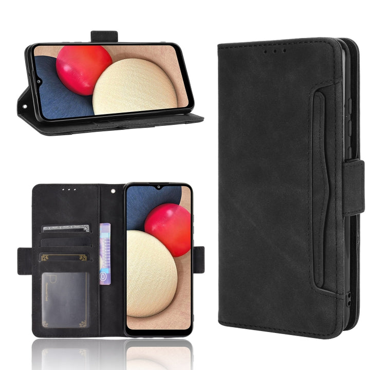 Skin Feel Calf Pattern Horizontal Flip Leather Case with Holder & Card Slots & Photo Frame, For Samsung Galaxy A02s, For Samsung Galaxy A52 5G, For Samsung Galaxy A72 5G / 4G, For Samsung Galaxy S21+ 5G, For Samsung Galaxy S21 Ultra 5G