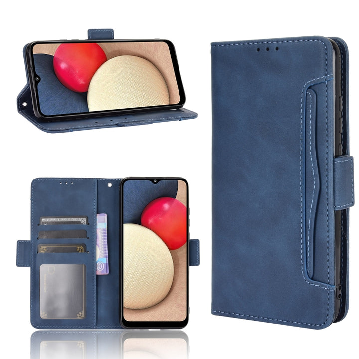 Skin Feel Calf Pattern Horizontal Flip Leather Case with Holder & Card Slots & Photo Frame, For Samsung Galaxy A02s, For Samsung Galaxy A52 5G, For Samsung Galaxy A72 5G / 4G, For Samsung Galaxy S21+ 5G, For Samsung Galaxy S21 Ultra 5G