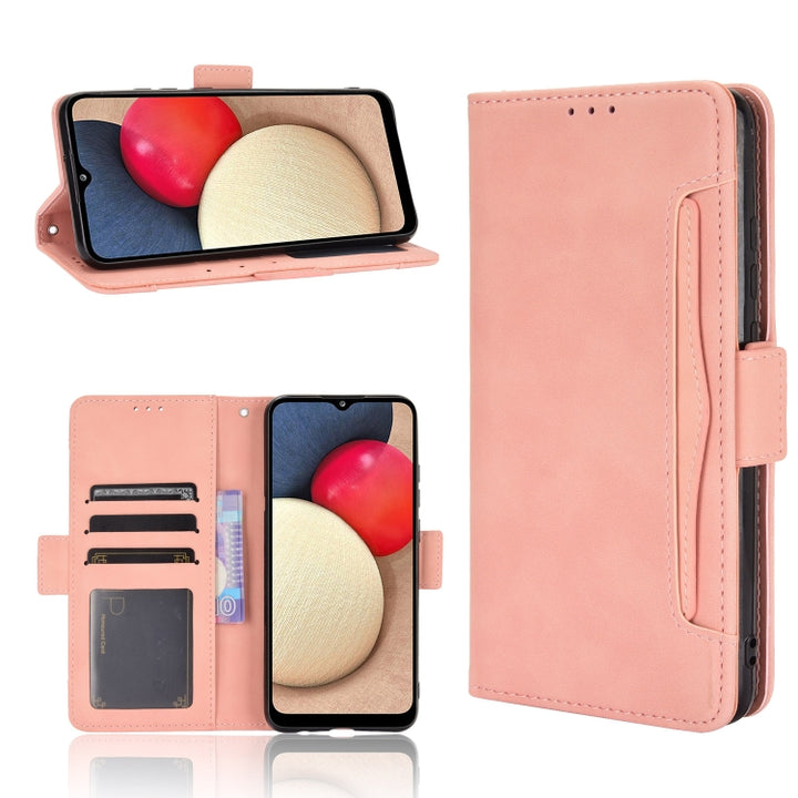 Skin Feel Calf Pattern Horizontal Flip Leather Case with Holder & Card Slots & Photo Frame, For Samsung Galaxy A02s, For Samsung Galaxy A52 5G, For Samsung Galaxy A72 5G / 4G, For Samsung Galaxy S21+ 5G, For Samsung Galaxy S21 Ultra 5G