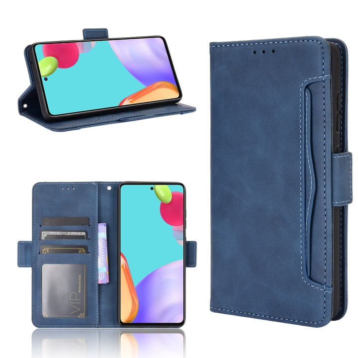 Skin Feel Calf Pattern Horizontal Flip Leather Case with Holder & Card Slots & Photo Frame, For Samsung Galaxy A02s, For Samsung Galaxy A52 5G, For Samsung Galaxy A72 5G / 4G, For Samsung Galaxy S21+ 5G, For Samsung Galaxy S21 Ultra 5G