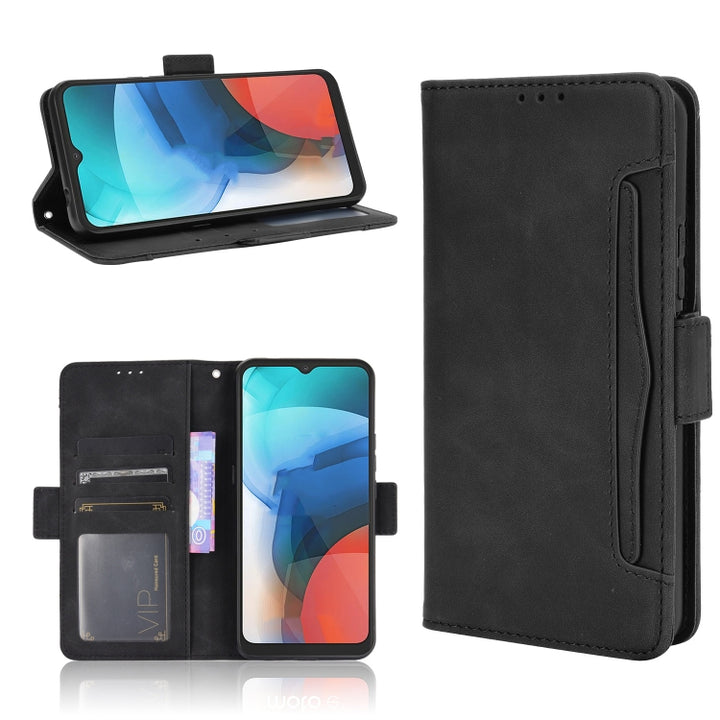 Skin Feel Calf Pattern Horizontal Flip Leather Case with Holder & Card Slots & Photo Frame, For Motorola Moto E7, For Nokia 5.4