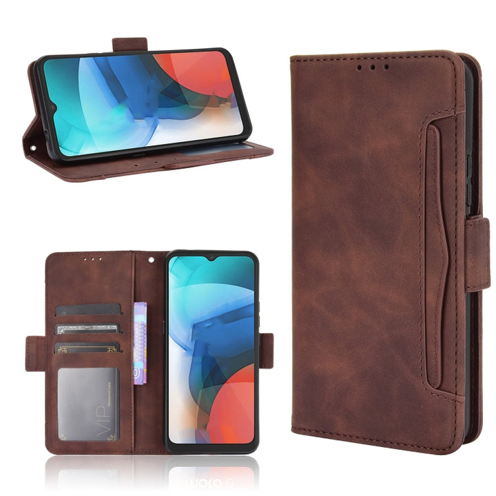 Skin Feel Calf Pattern Horizontal Flip Leather Case with Holder & Card Slots & Photo Frame, For Motorola Moto E7, For Nokia 5.4