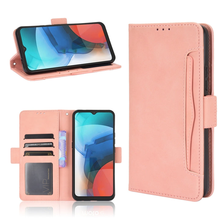 Skin Feel Calf Pattern Horizontal Flip Leather Case with Holder & Card Slots & Photo Frame, For Motorola Moto E7, For Nokia 5.4