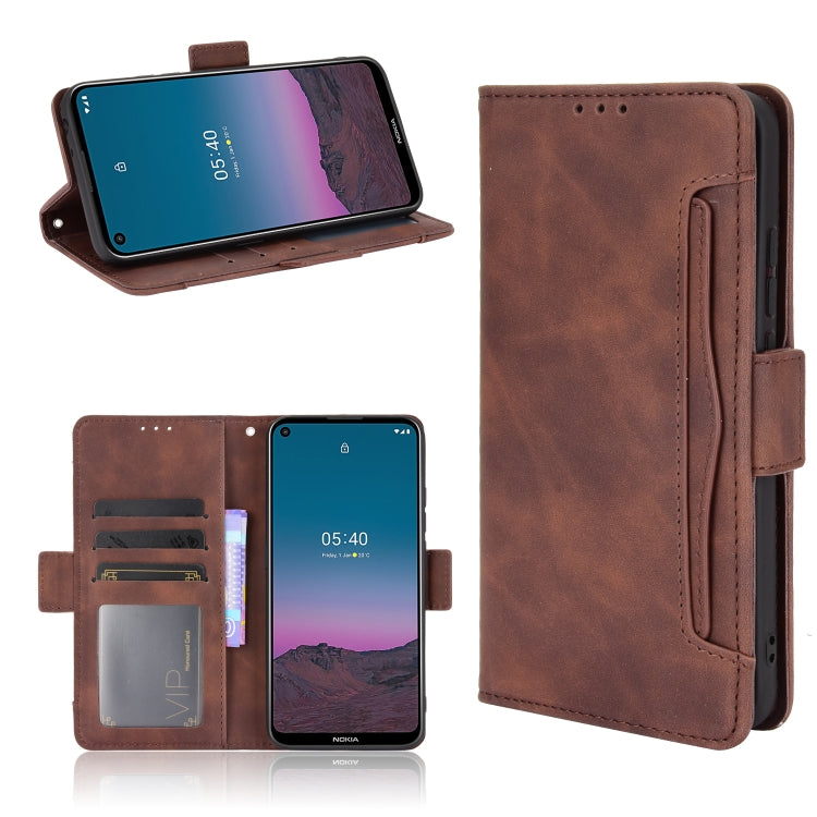 Skin Feel Calf Pattern Horizontal Flip Leather Case with Holder & Card Slots & Photo Frame, For Motorola Moto E7, For Nokia 5.4