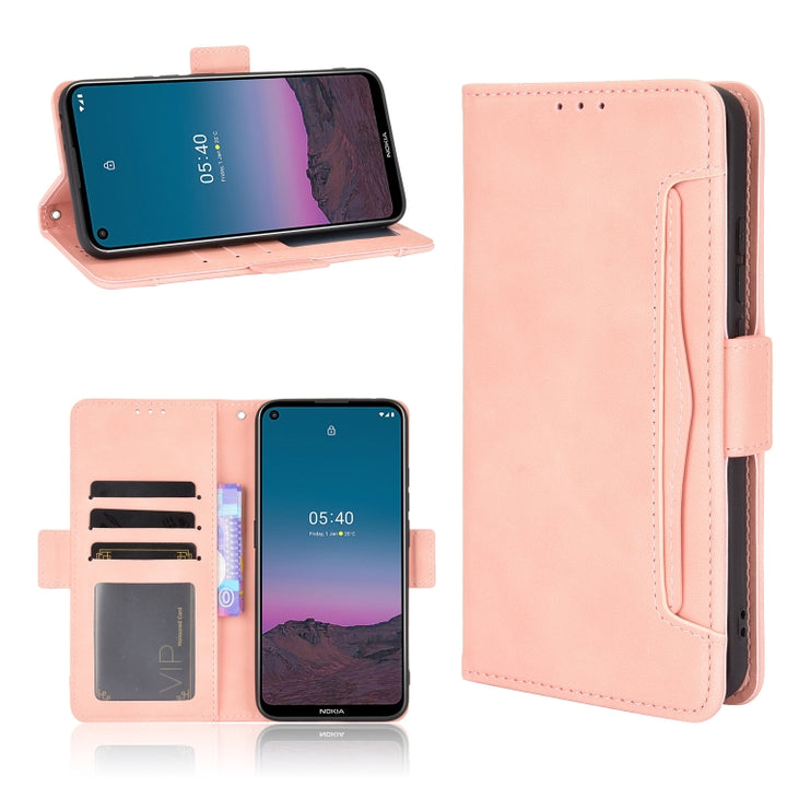 Skin Feel Calf Pattern Horizontal Flip Leather Case with Holder & Card Slots & Photo Frame, For Motorola Moto E7, For Nokia 5.4