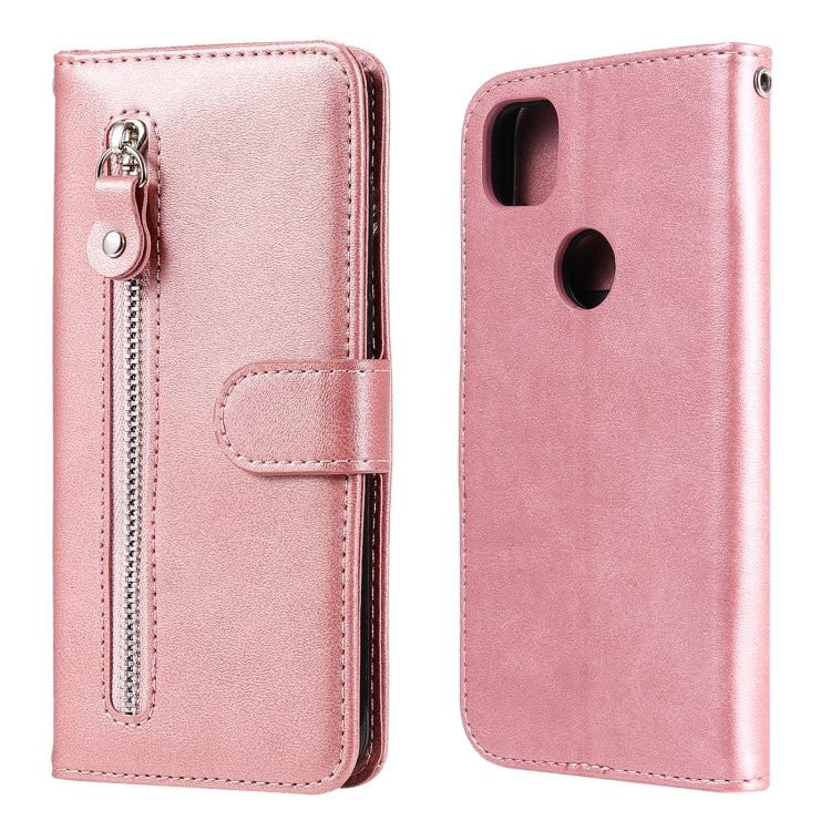 Fashion Calf Texture Zipper Horizontal Flip Leather Case with Holder & Card Slots & Wallet, For OPPO F17 Pro / A93, For OPPO Realme 5 / 5s / C3, For Google Pixel 4a 4G, For Google Pixel 5 XL / Pixel 4a 5G, For Xiaomi Poco M3 / Redmi Note 9 4G