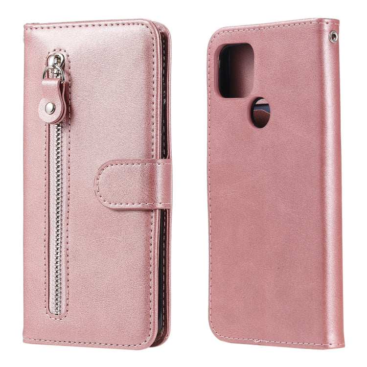 Fashion Calf Texture Zipper Horizontal Flip Leather Case with Holder & Card Slots & Wallet, For OPPO F17 Pro / A93, For OPPO Realme 5 / 5s / C3, For Google Pixel 4a 4G, For Google Pixel 5 XL / Pixel 4a 5G, For Xiaomi Poco M3 / Redmi Note 9 4G