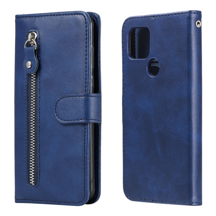 Fashion Calf Texture Zipper Horizontal Flip Leather Case with Holder & Card Slots & Wallet, For OPPO F17 Pro / A93, For OPPO Realme 5 / 5s / C3, For Google Pixel 4a 4G, For Google Pixel 5 XL / Pixel 4a 5G, For Xiaomi Poco M3 / Redmi Note 9 4G