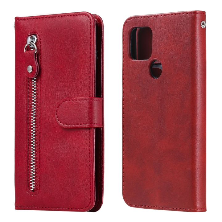 Fashion Calf Texture Zipper Horizontal Flip Leather Case with Holder & Card Slots & Wallet, For OPPO F17 Pro / A93, For OPPO Realme 5 / 5s / C3, For Google Pixel 4a 4G, For Google Pixel 5 XL / Pixel 4a 5G, For Xiaomi Poco M3 / Redmi Note 9 4G