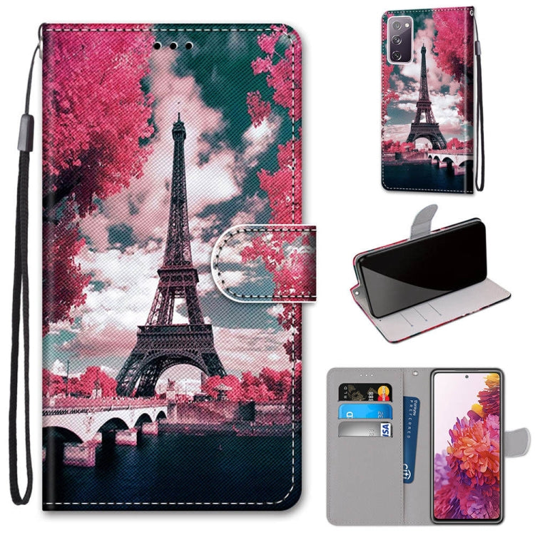 Coloured Drawing Cross Texture Horizontal Flip PU Leather Case with Holder & Card Slots & Wallet & Lanyard, For Samsung Galaxy S20 FE 5G