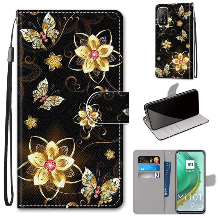 Coloured Drawing Cross Texture Horizontal Flip PU Leather Case with Holder & Card Slots & Wallet & Lanyard, For Xiaomi Mi 10T 5G / 10T Pro 5G / Redmi K30s