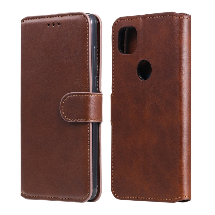 Classic Calf Texture PU + TPU Horizontal Flip Leather Case, with Holder & Card Slots & Wallet, For Samsung Galaxy A02s(US Version), For Huawei P Smart 2021, For Google Pixel 4a