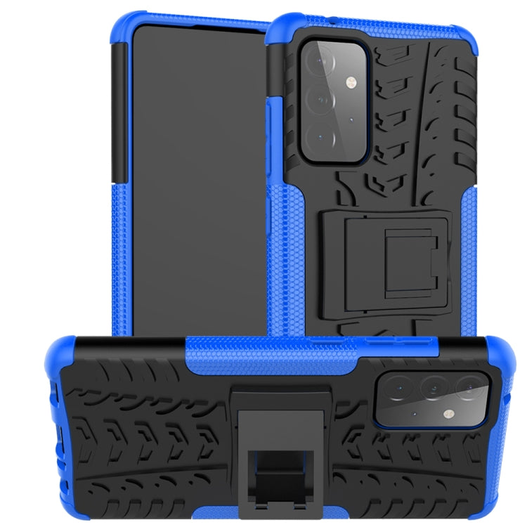 Tire Texture Shockproof TPU+PC Protective Case with Holder, For Samsung Galaxy A72 5G / 4G, For Samsung Galaxy A72 5G / 4G5G, For Samsung Galaxy A52 5G / 4G, For Nokia 3.4 / 5.4, For OnePlus 9