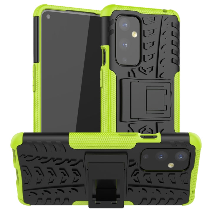 Tire Texture Shockproof TPU+PC Protective Case with Holder, For Samsung Galaxy A72 5G / 4G, For Samsung Galaxy A72 5G / 4G5G, For Samsung Galaxy A52 5G / 4G, For Nokia 3.4 / 5.4, For OnePlus 9