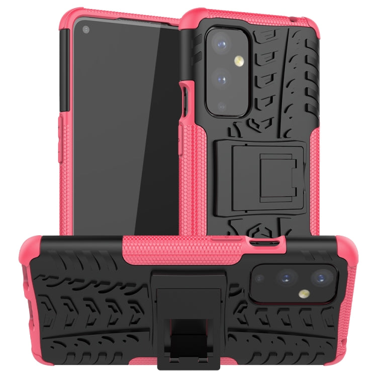 Tire Texture Shockproof TPU+PC Protective Case with Holder, For Samsung Galaxy A72 5G / 4G, For Samsung Galaxy A72 5G / 4G5G, For Samsung Galaxy A52 5G / 4G, For Nokia 3.4 / 5.4, For OnePlus 9