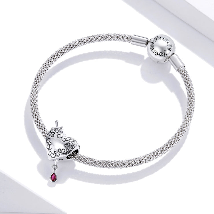 S925 Sterling Silver Cupid Arrow Heart Beads DIY Bracelet Necklace Accessories, Cupid Arrow